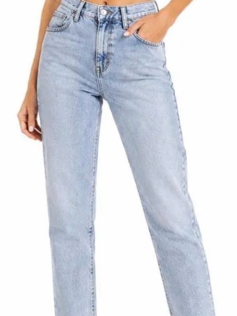PACSUN High-Rise Straight Women’s Jeans light wash girls denim pants sz 26